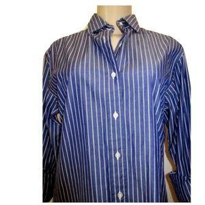UNITED ARROWS Tokyo Striped Button Front Shirt 38